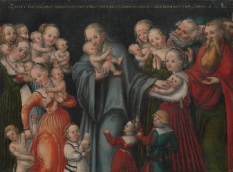 Le Christ bénissant les enfants, vers 1545-50
